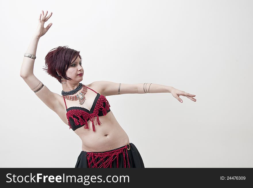 Tribal belly dancer