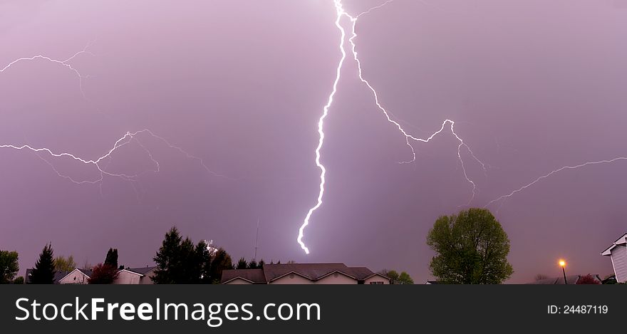 Lightning Strike Thunderstorm