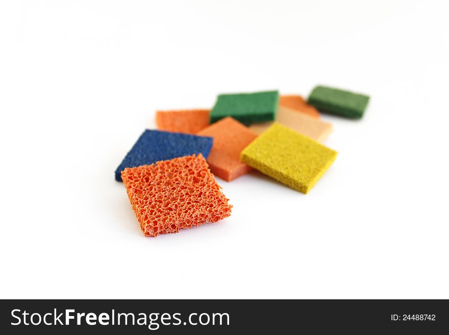 A sponge is a tool, implement, utensil or cleaning aid consisting of porous material.