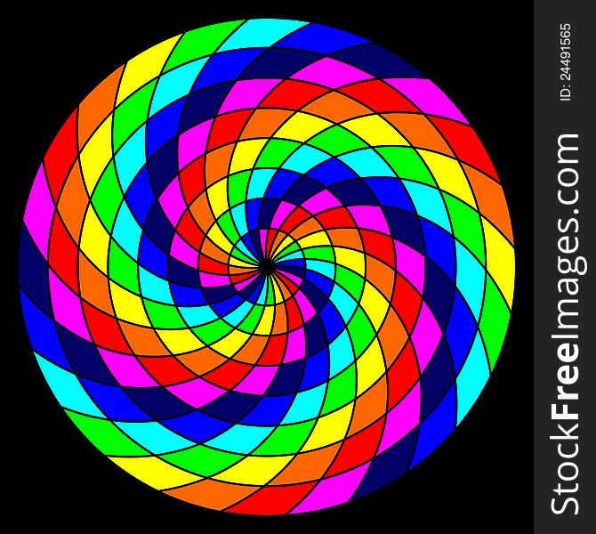 Music color circle. EPS 10 vector