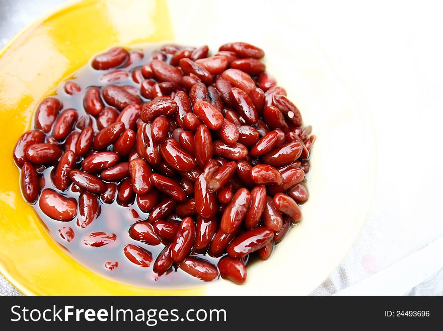 Red Kidney Beans in a  Bowl.