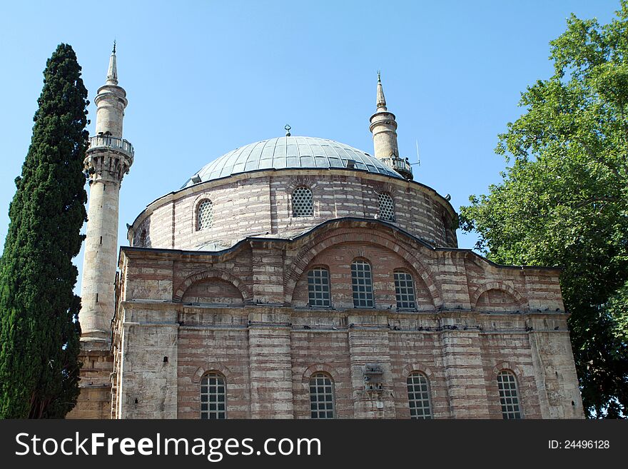 View of Emir Sultan Mosque in Bursa, Turkey. View of Emir Sultan Mosque in Bursa, Turkey.