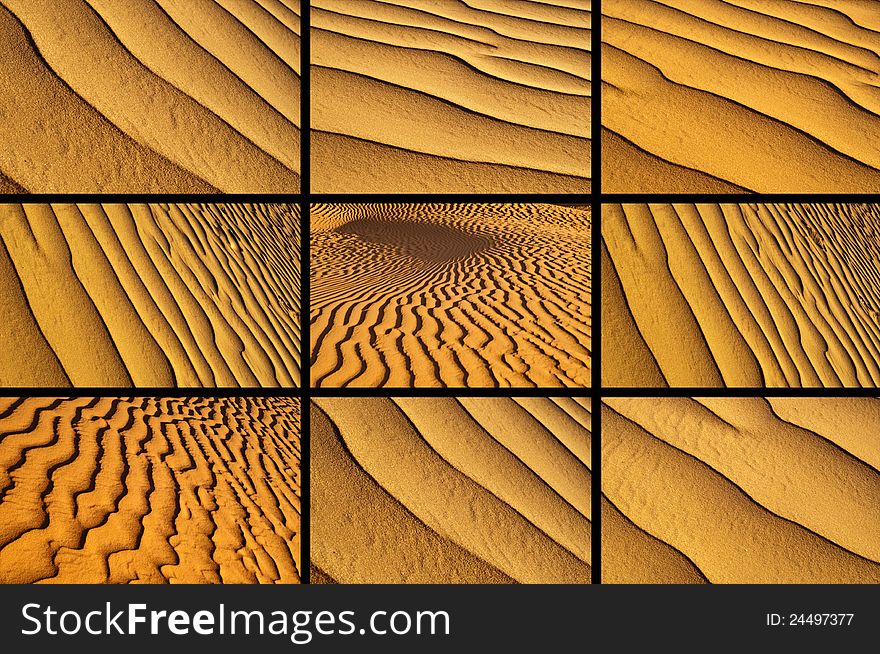 Types and variety of sahara sand. Types and variety of sahara sand