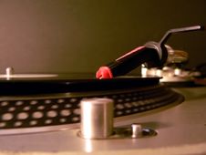 Dj Turntable Needle On Record Stock Image Dj Turntable Needle On Record Stock Image