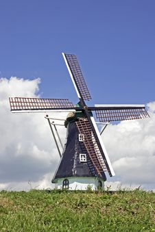 Old Dutch Windmill Royalty Free Stock Image