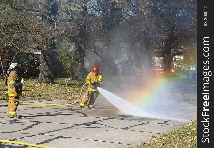 Firemen Rainbow