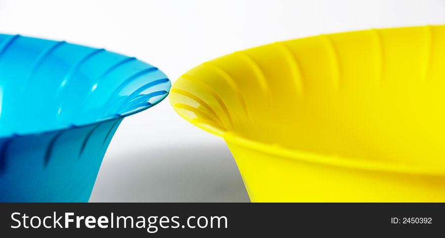 Abstract, colors, art, arrangement, bowls