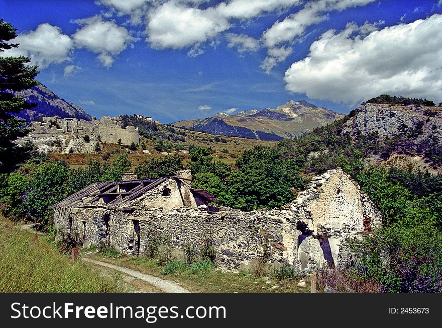 Ruins of maria teresia fortress, French