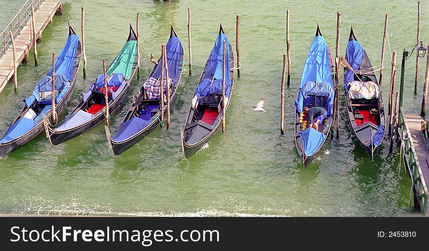 Still life in venice, italy