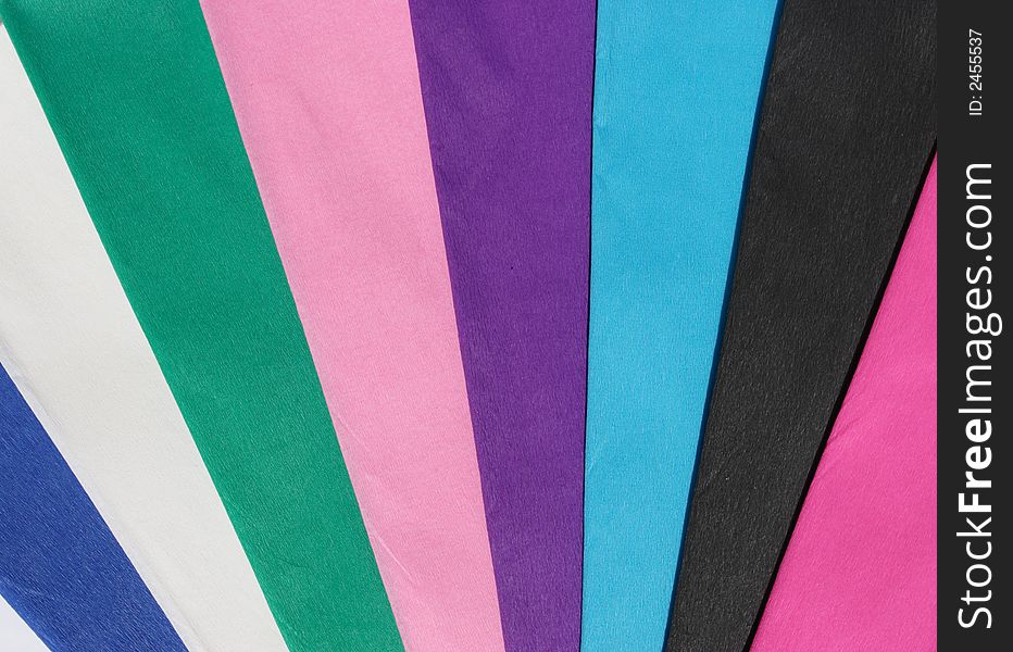 Colorful Crepe Paper Textures