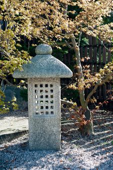 Japanese Garden Lantern Stock Photography