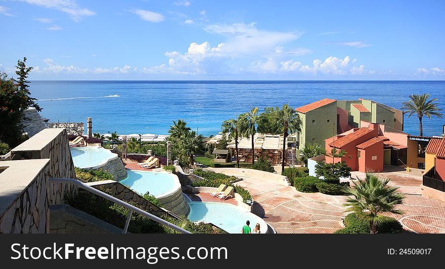 Beautiful Resort in Ã–lÃ¼deniz (Turkey, Mediterranean Sea). Beautiful Resort in Ã–lÃ¼deniz (Turkey, Mediterranean Sea).