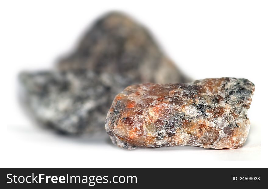 Granite is similar to the picture on a white background