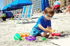 Playing In The Sand Stock Photos Playing In The Sand Stock Photos