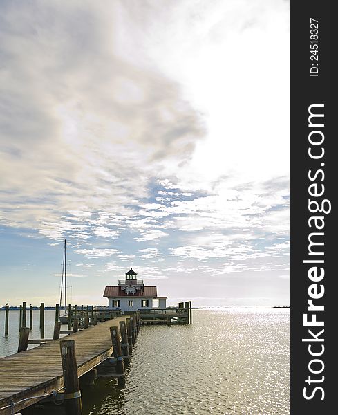 Lighthouse at Manteo, North Carolina