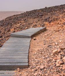 Crater Mizpe Ramon - Negev Desert Stock Images Crater Mizpe Ramon - Negev Desert Stock Images
