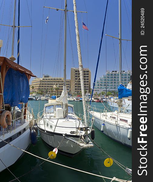 Marina With Moored Yachts, Eilat