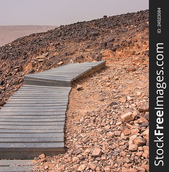 Crater Mizpe Ramon - Negev Desert