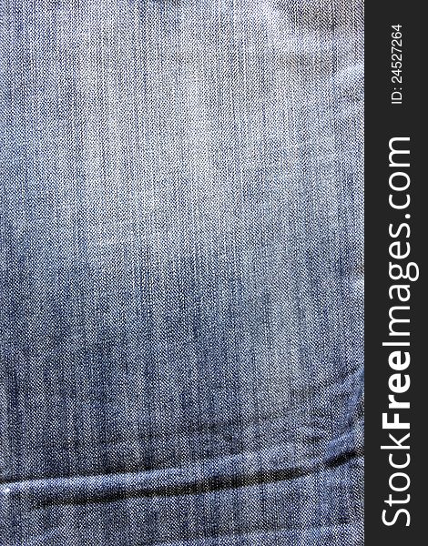 A  pattern blue Jean closeup color style