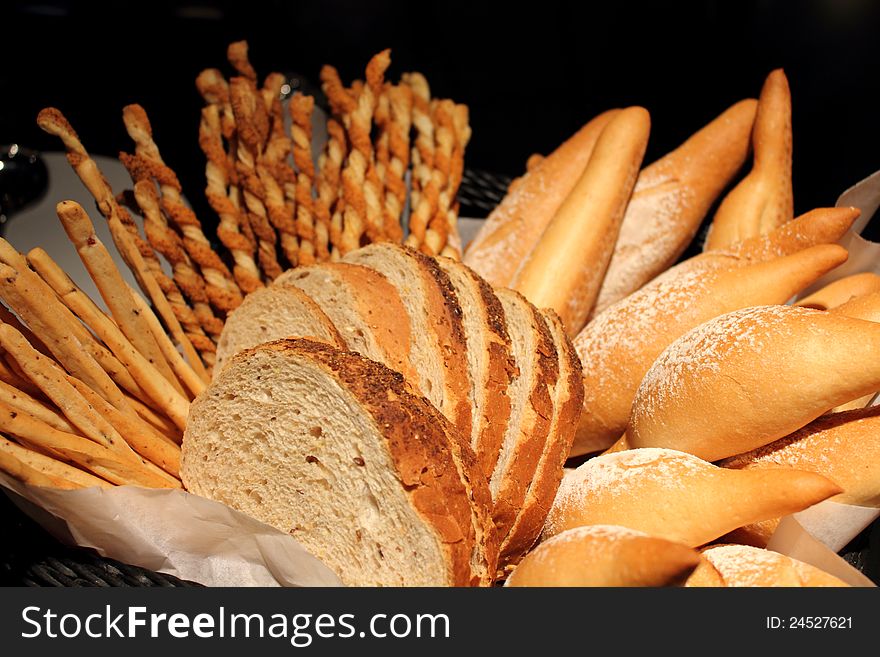 The assorted bread