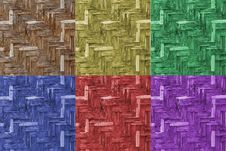 Various Color Of Bamboo Wicker Wall Royalty Free Stock Image Various Color Of Bamboo Wicker Wall Royalty Free Stock Image