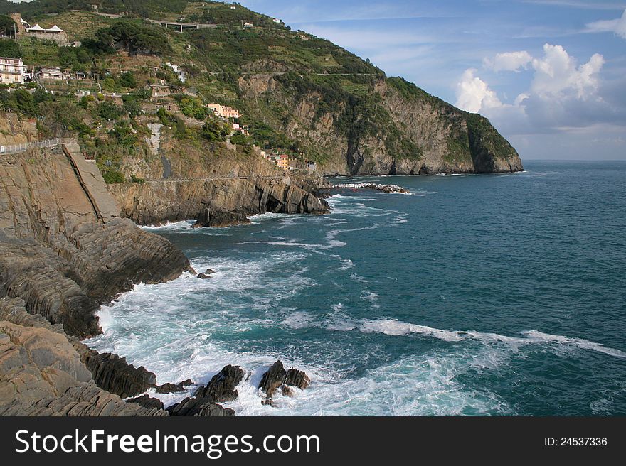 Cinqueterre on the Italian Coast