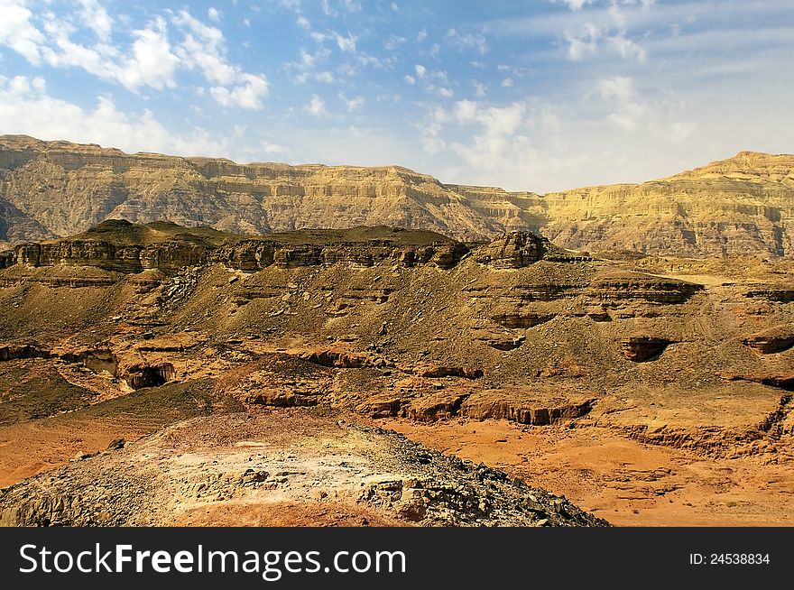 Brown mountains in Arava Desert, Israel. Brown mountains in Arava Desert, Israel