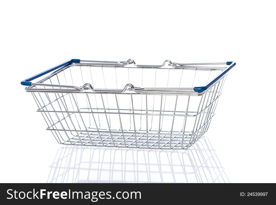 Shopping basket,  on white background