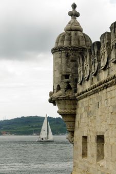 Torre De Belem Detail, Lisbon &x28;Portugal&x29; Royalty Free Stock Image Torre De Belem Detail, Lisbon &x28;Portugal&x29; Royalty Free Stock Image