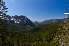 Mountain Range Near Mount Rainier Stock Image Mountain Range Near Mount Rainier Stock Image