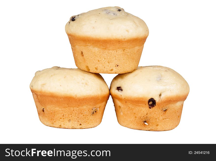 Baking Muffins Isolated