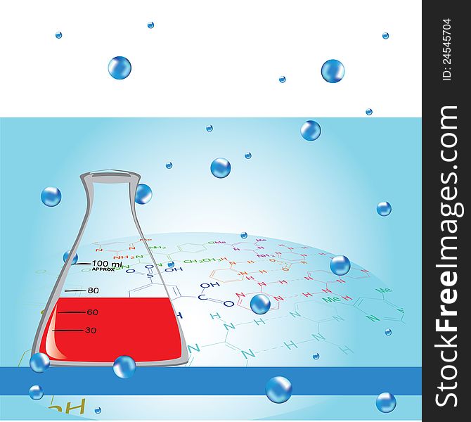 Chemistry abstract design