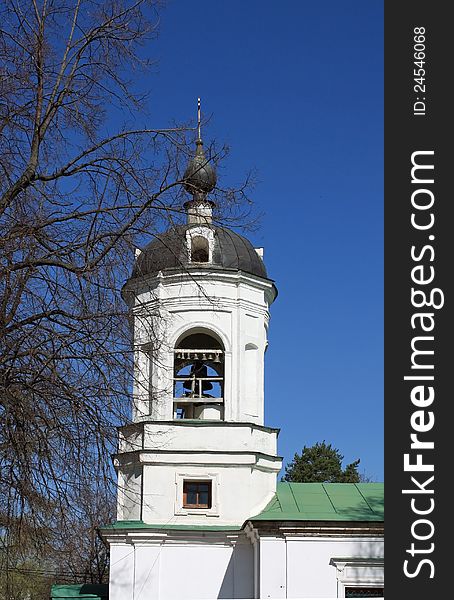 Belfry of the Orthodox Church  built in the eighteenth century. Belfry of the Orthodox Church  built in the eighteenth century