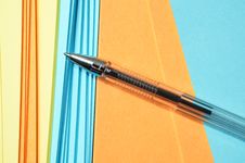 Pen And Note Paper Stock Photography Pen And Note Paper Stock Photography