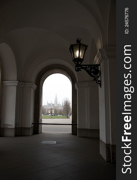 Hofburg palace in Vienna autumn europe travel