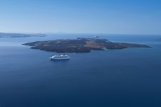 Santorini Island In Greece Stock Images