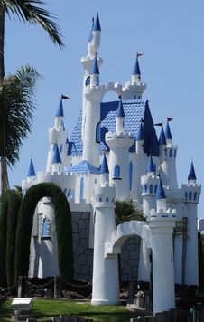 Fantasy Castle Stock Images