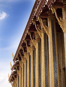 Detail Of Emerald Buddha Temple. Royalty Free Stock Image Detail Of Emerald Buddha Temple. Royalty Free Stock Image