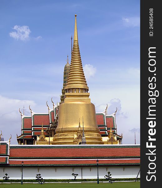 Wat Phra Kaew (Temple of the Emerald Buddha), Bangkok Thailand. Wat Phra Kaew (Temple of the Emerald Buddha), Bangkok Thailand.