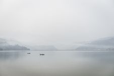 Boats In Pokhara Fewa Lake Stock Photography Boats In Pokhara Fewa Lake Stock Photography