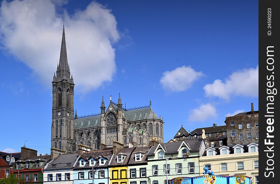 Cobh Cathedral country Cork in Ireland, springtime 2012
