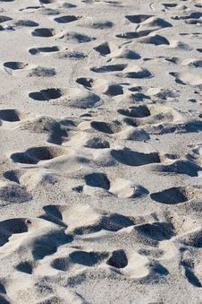 Sand Prints Stock Photography Sand Prints Stock Photography