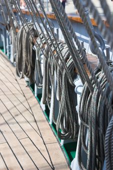 Ropes And Rigging Stock Photo Ropes And Rigging Stock Photo