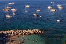 Bird-eye View Of The Capri Stock Photo Bird-eye View Of The Capri Stock Photo