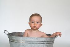Tub Baby Royalty Free Stock Image