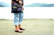 Strolling The Beach Royalty Free Stock Photo Strolling The Beach Royalty Free Stock Photo