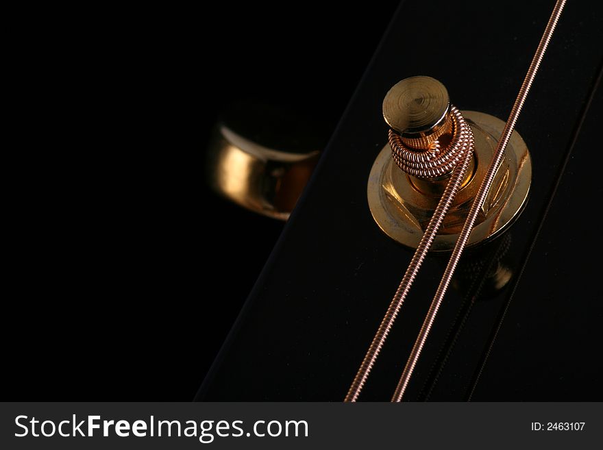 Guitar close up, lowe key image, great for backgrounds