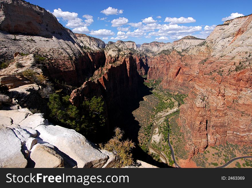 Zion National Park, Utah, seen from Angels Landing