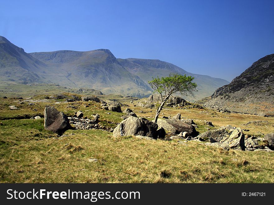 Mountain in Snowdonia, north Wales