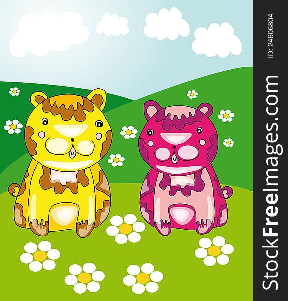 Funny Bears In Love